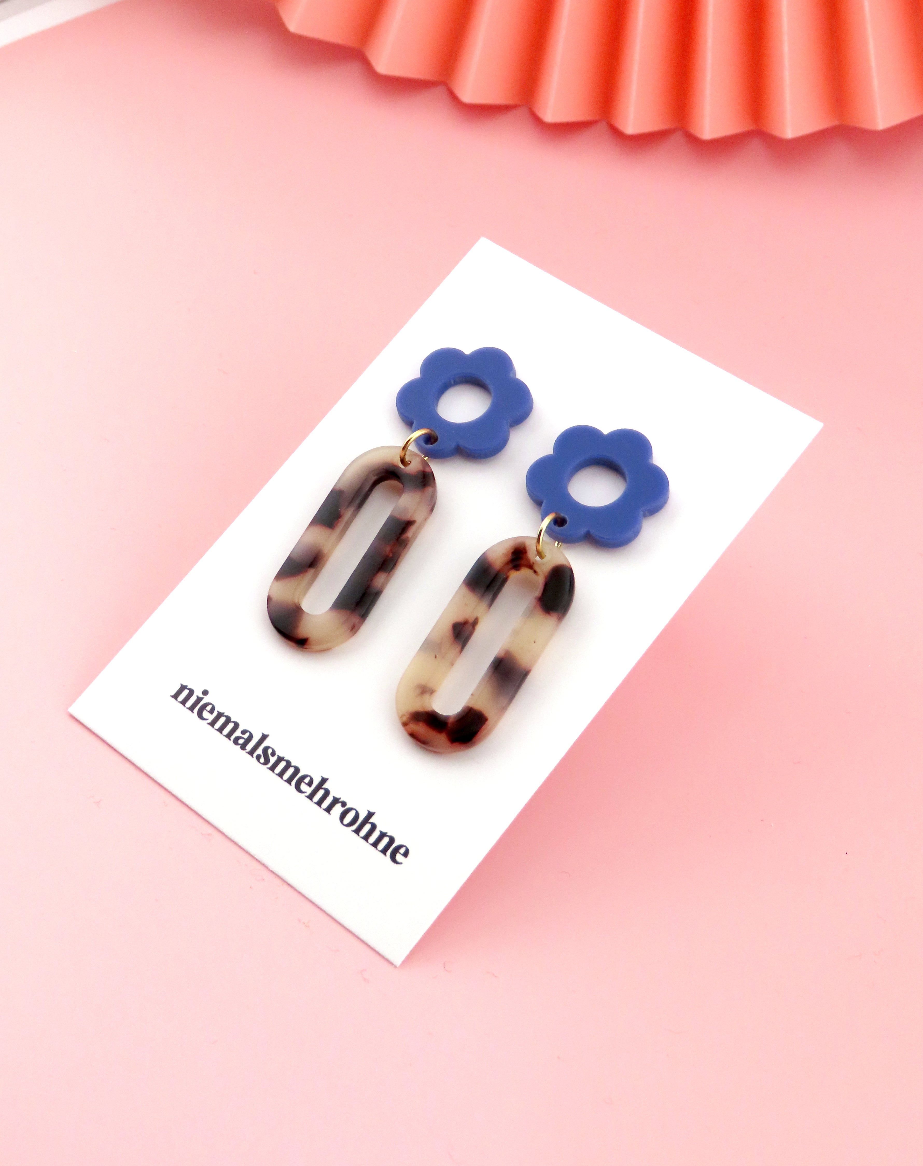 Blue Flower Ohrringe