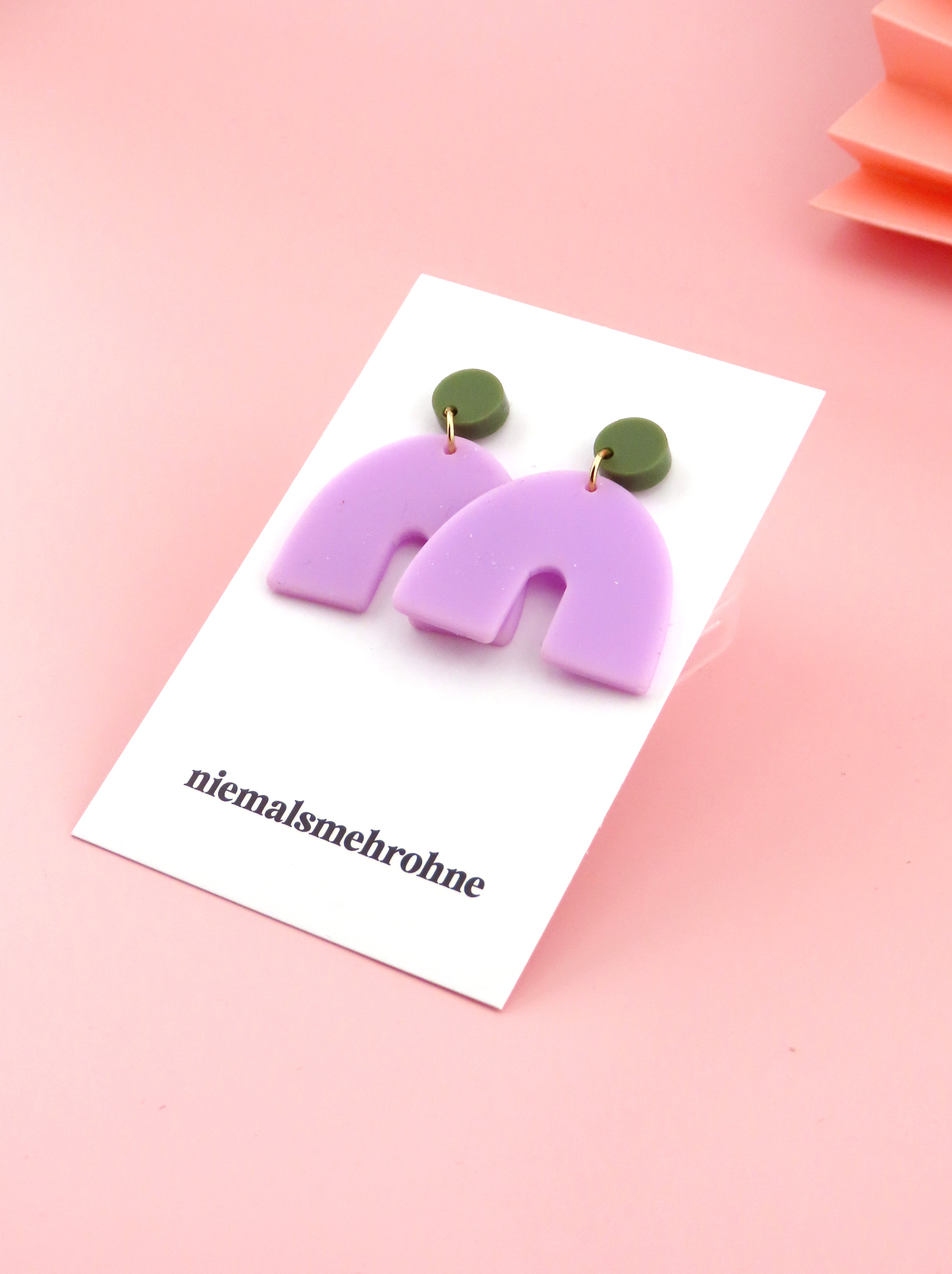 Zuckerwatte Ohrringe