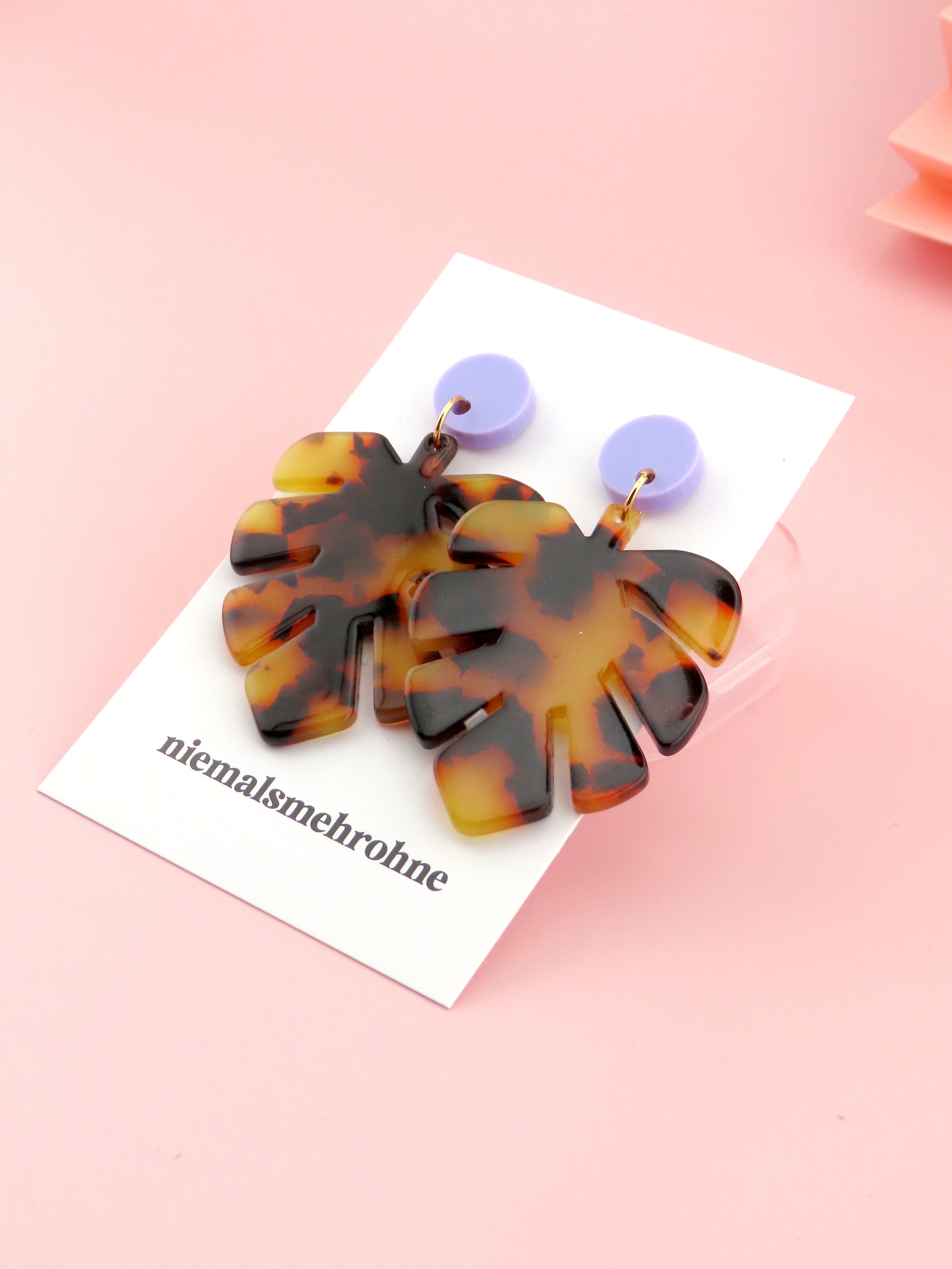 Leo Monstera Ohrringe