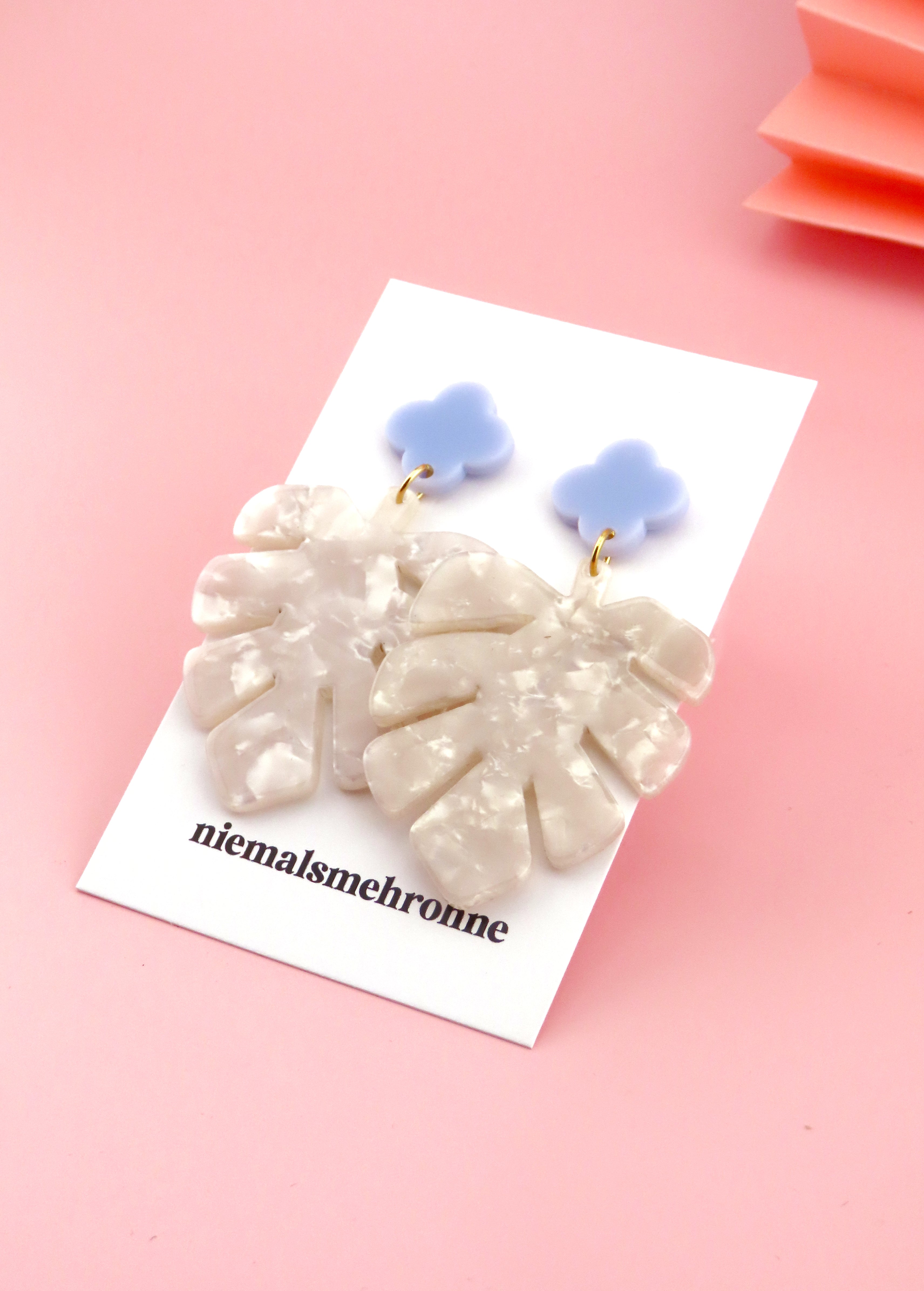 Shell Monstera Ohrringe