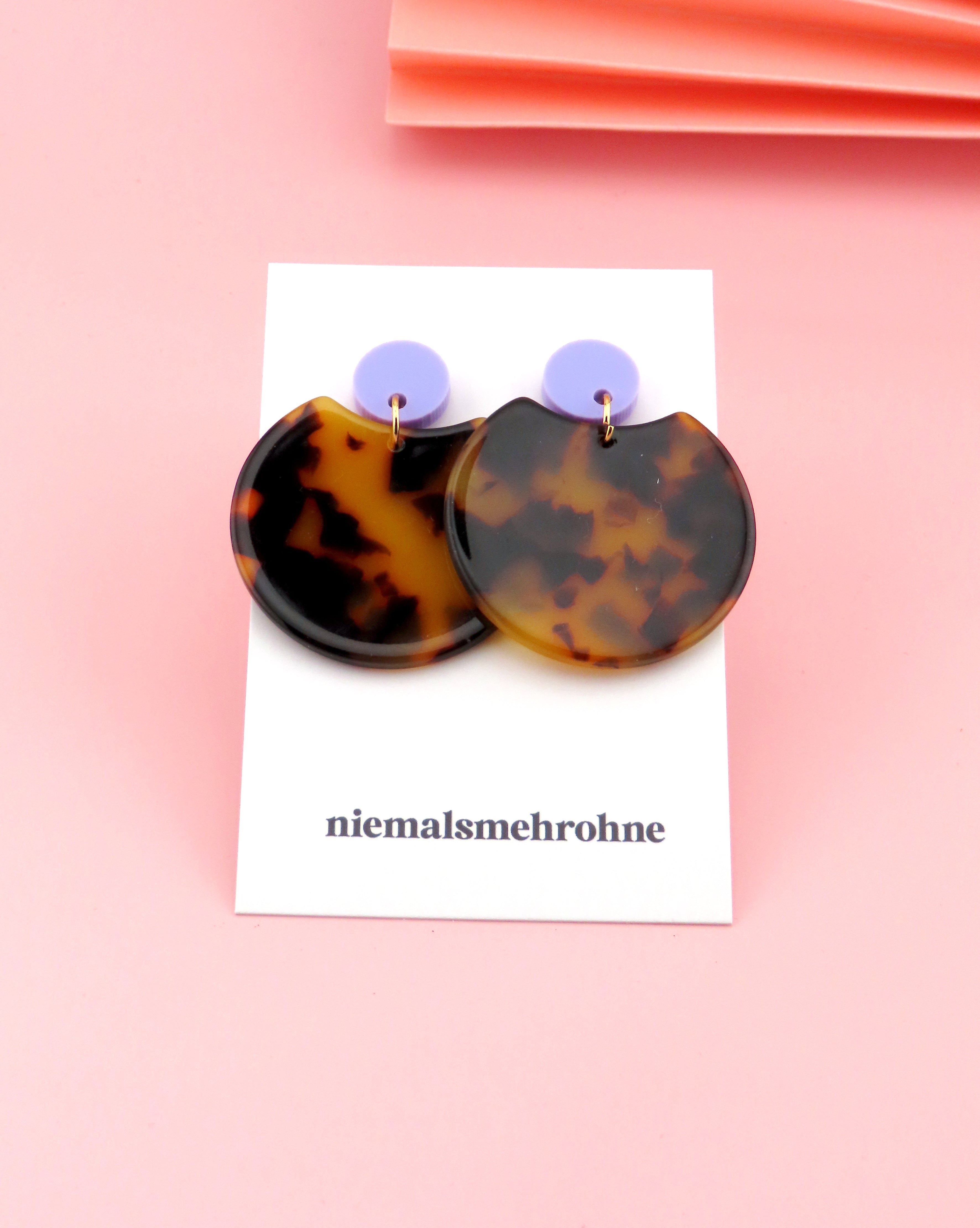 Round Tortoise Ohrringe