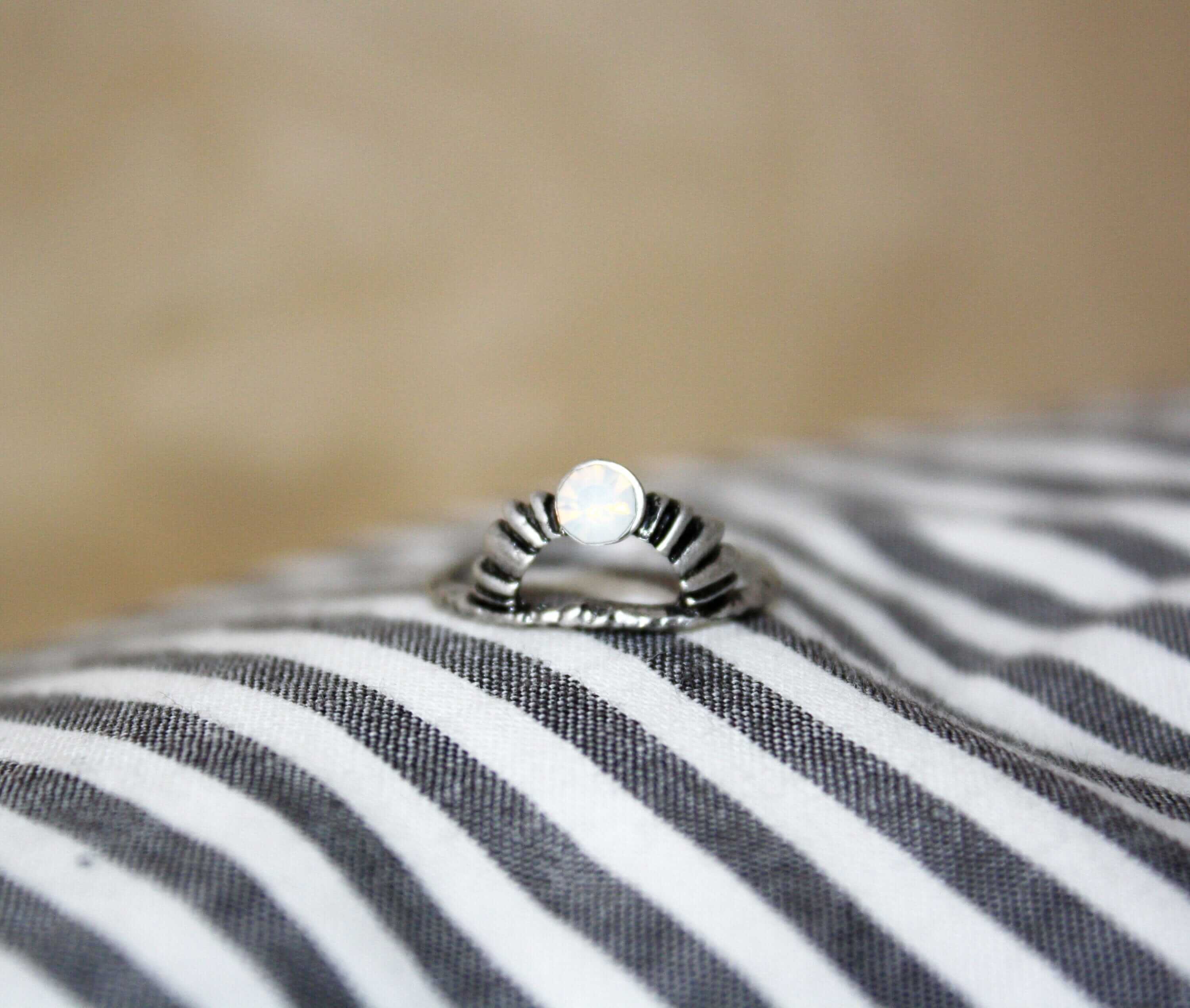 Boho Style Mondstein - Ring Stack Ring Statement Ringe niemalsmehrohne