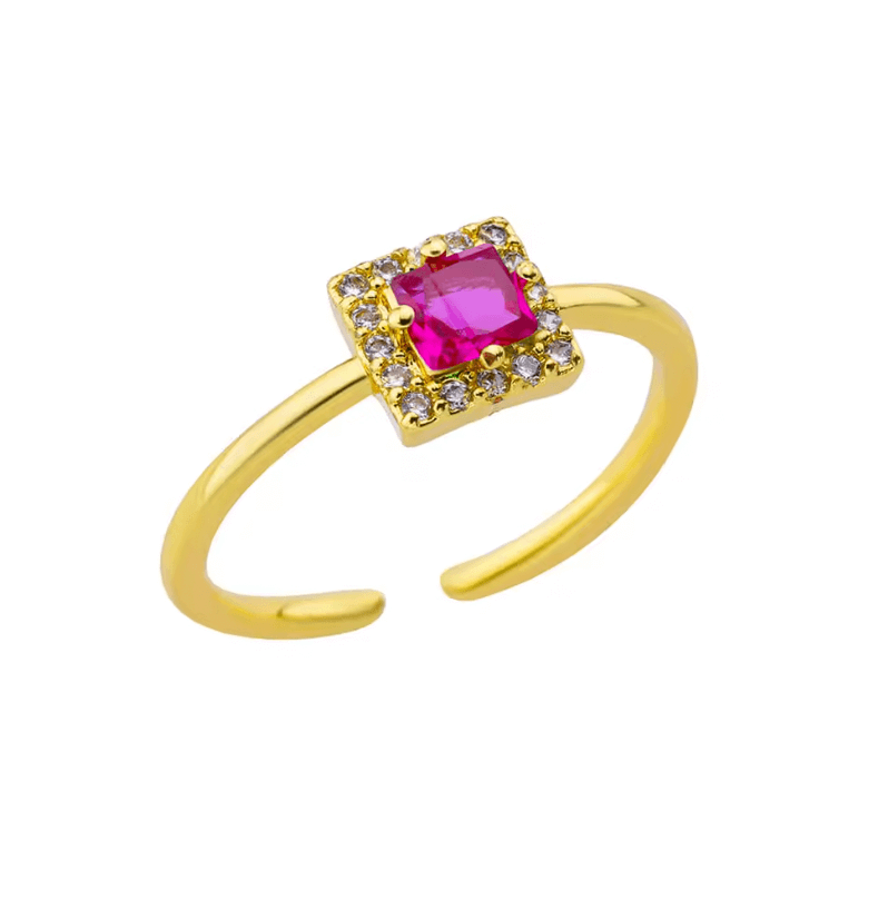 Bague en acier inoxydable argenté Big Hug