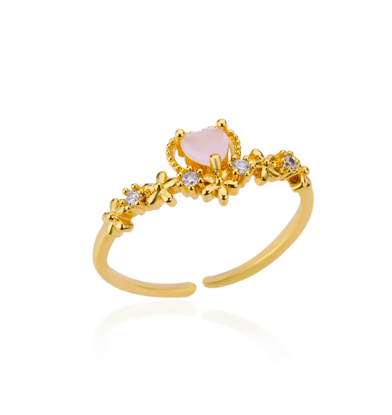 Bague en acier inoxydable argenté Big Hug