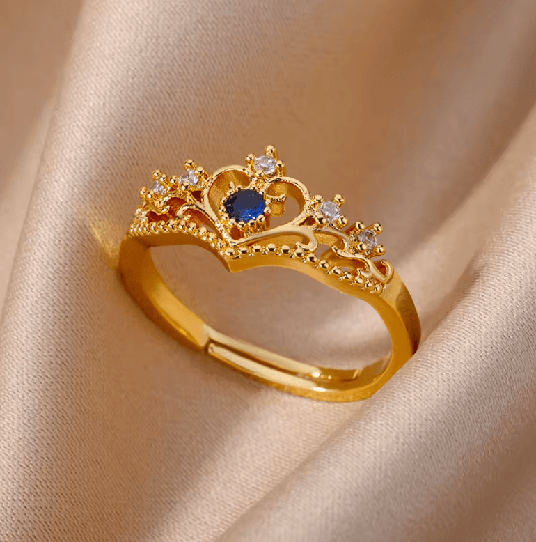 Bague en acier inoxydable argenté Big Hug