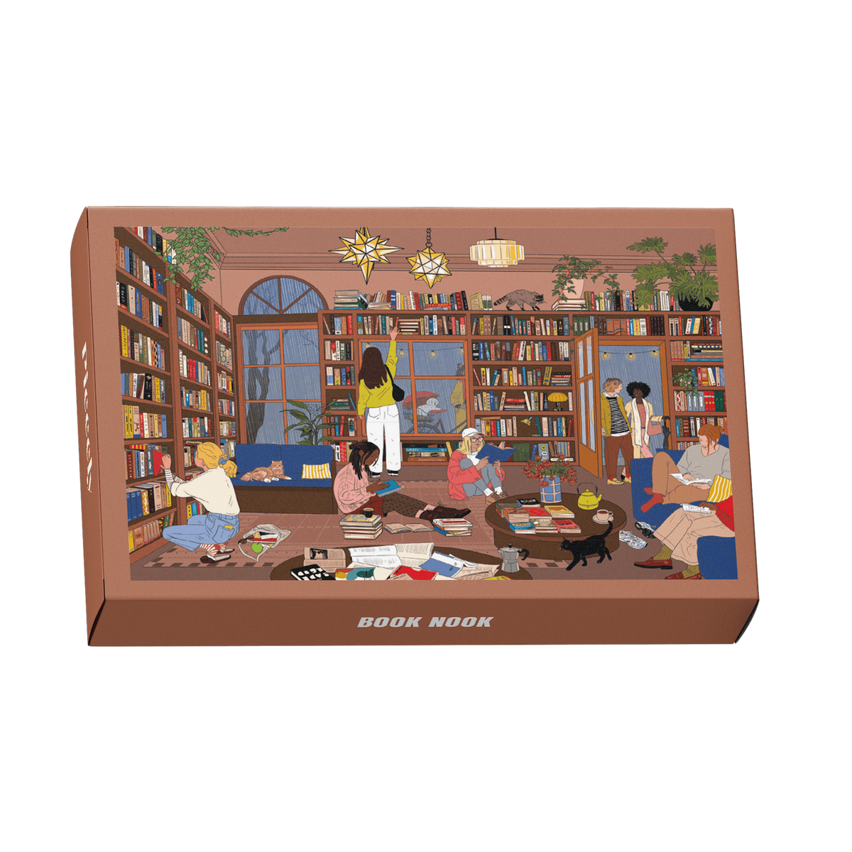 Piecely Book Nook Minipuzzle, 99 Teile