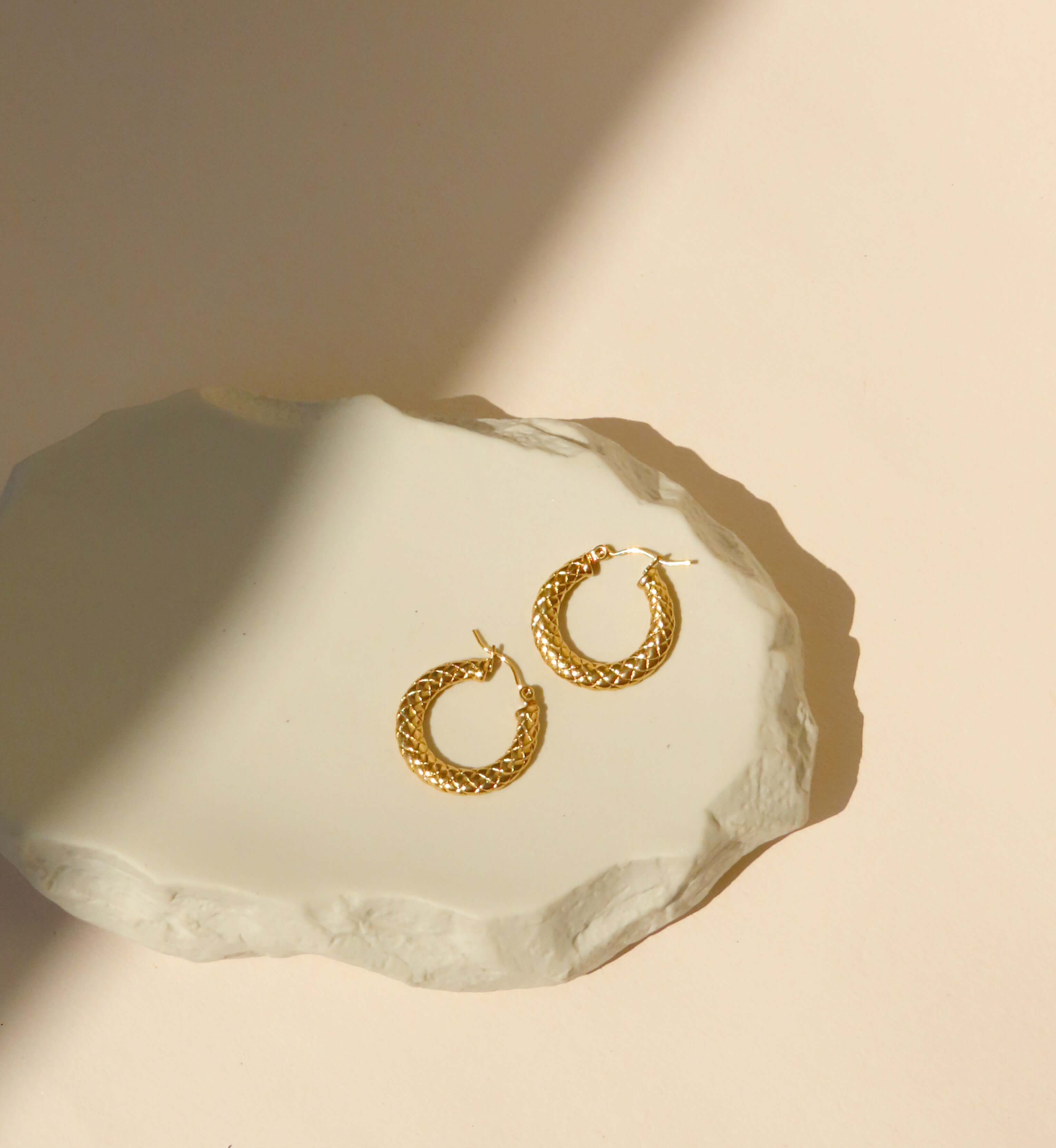 Boucles d'oreilles créoles serpent en acier inoxydable