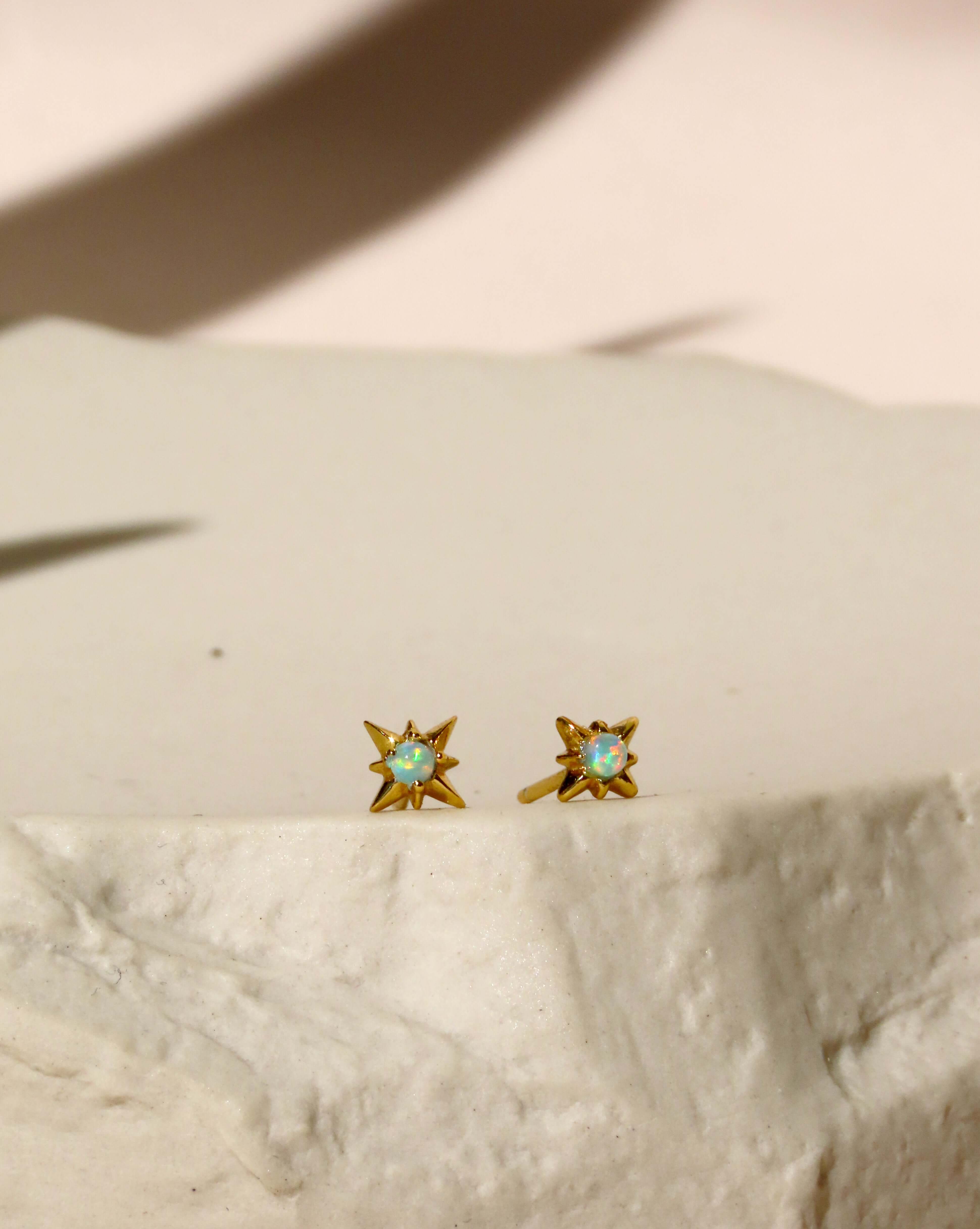 Mini Moonstone Earrings