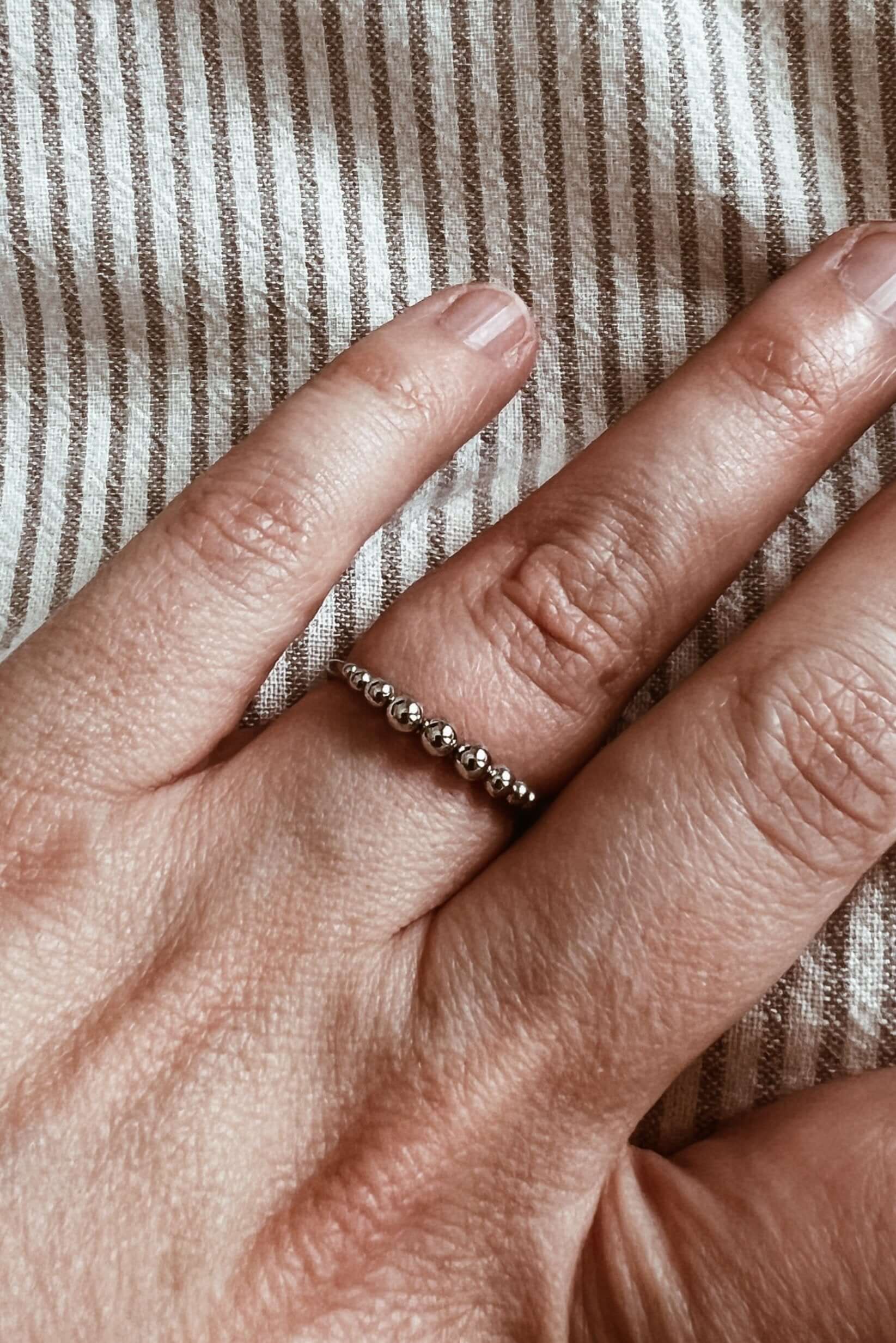 Bubs silber Edelstahl Ring
