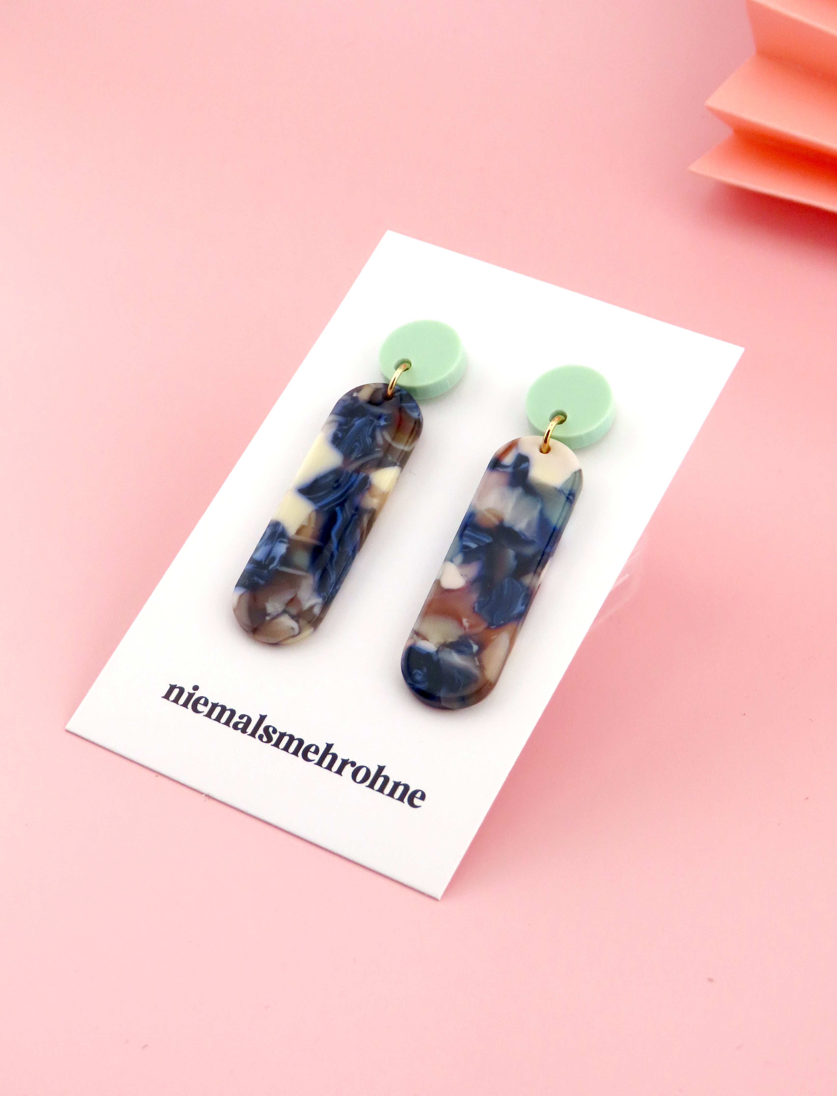 Ozean Hänger Ohrringe