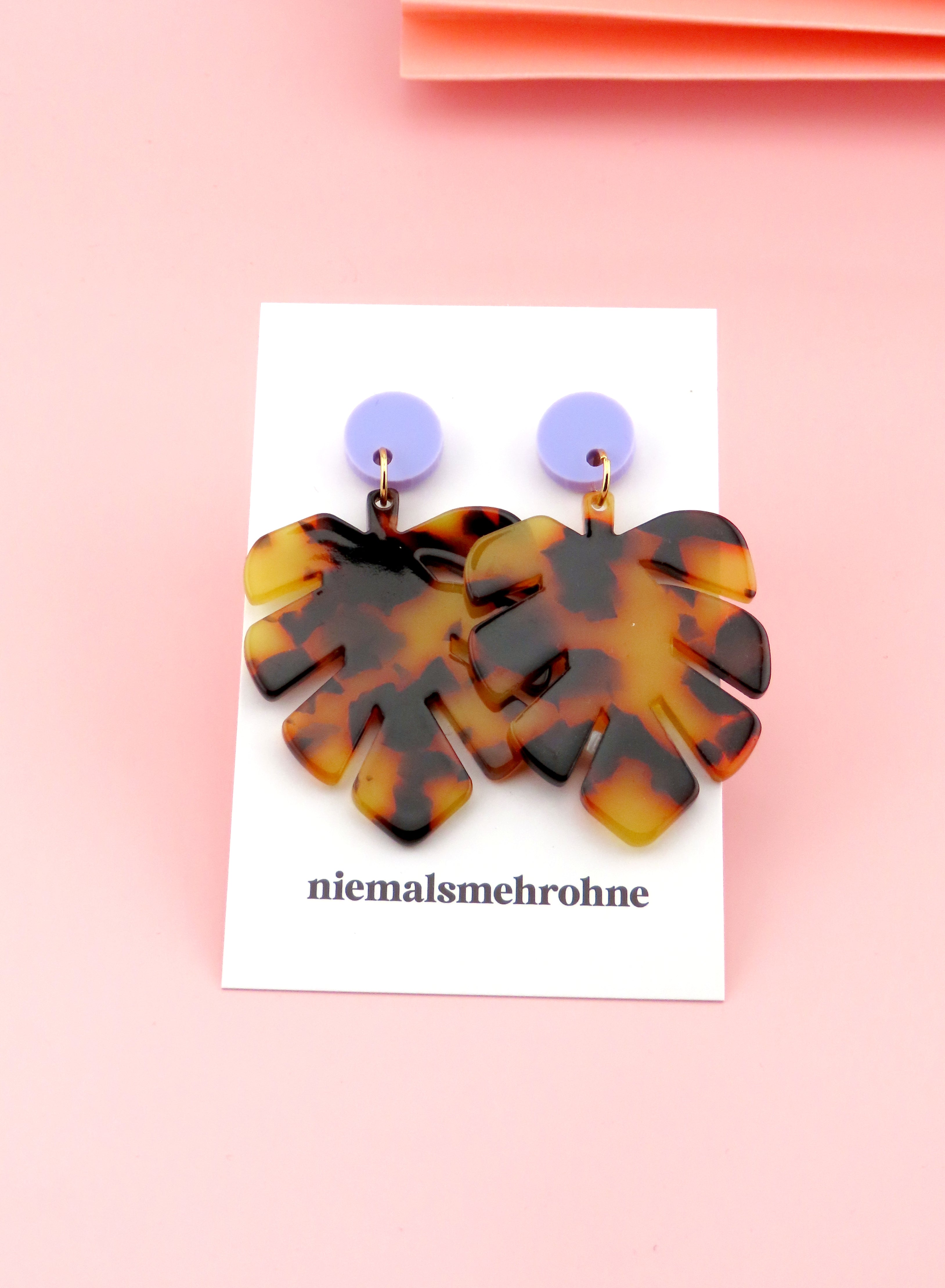 Leo Monstera Ohrringe