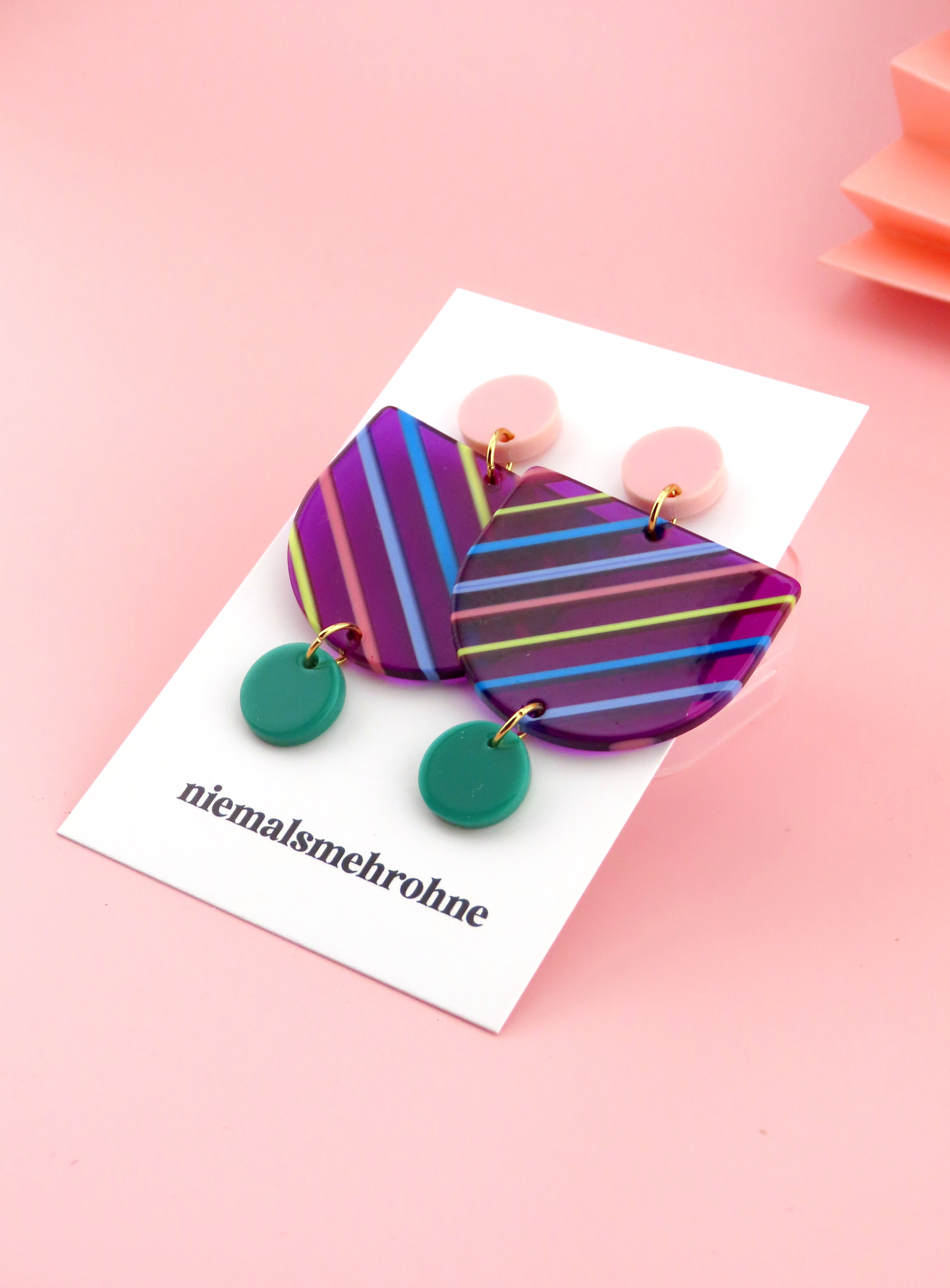 Streifen Ohrringe