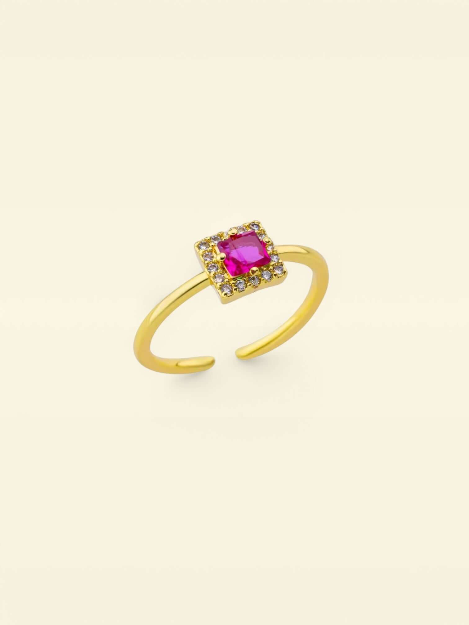 Bague en acier inoxydable argenté Big Hug