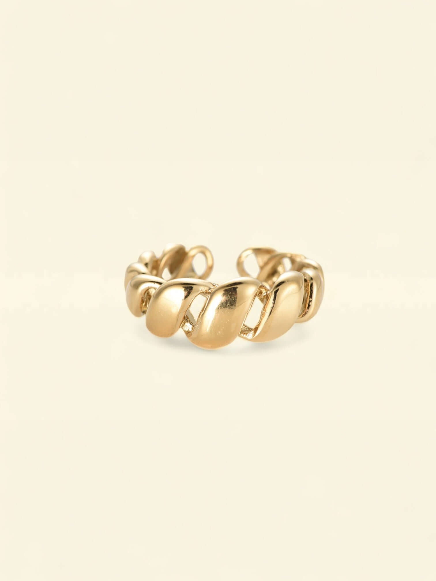 Folded Edelstahl Ring