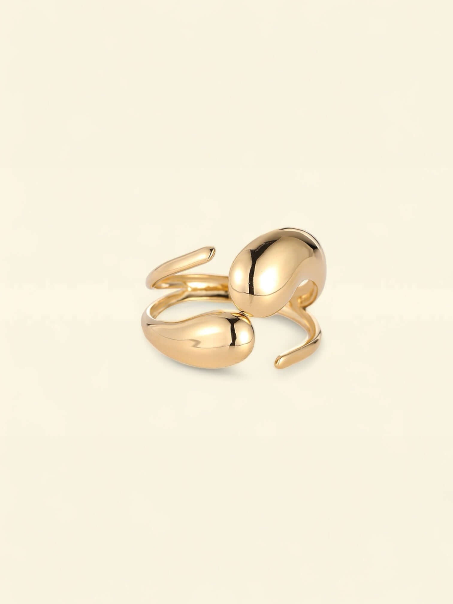 Chunky goldener Edelstahl Ring