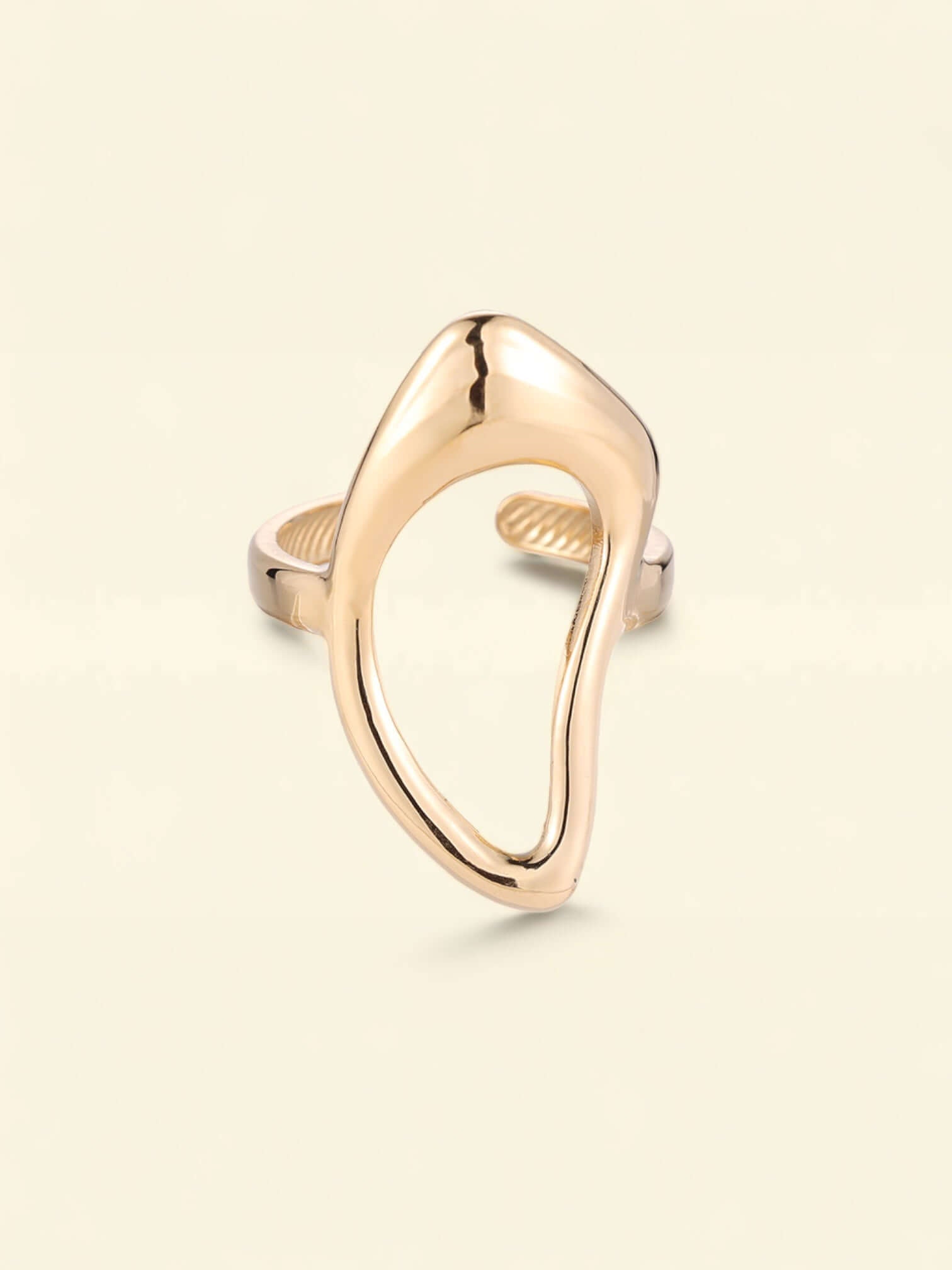 Ohhh gold plated stainless steel ring