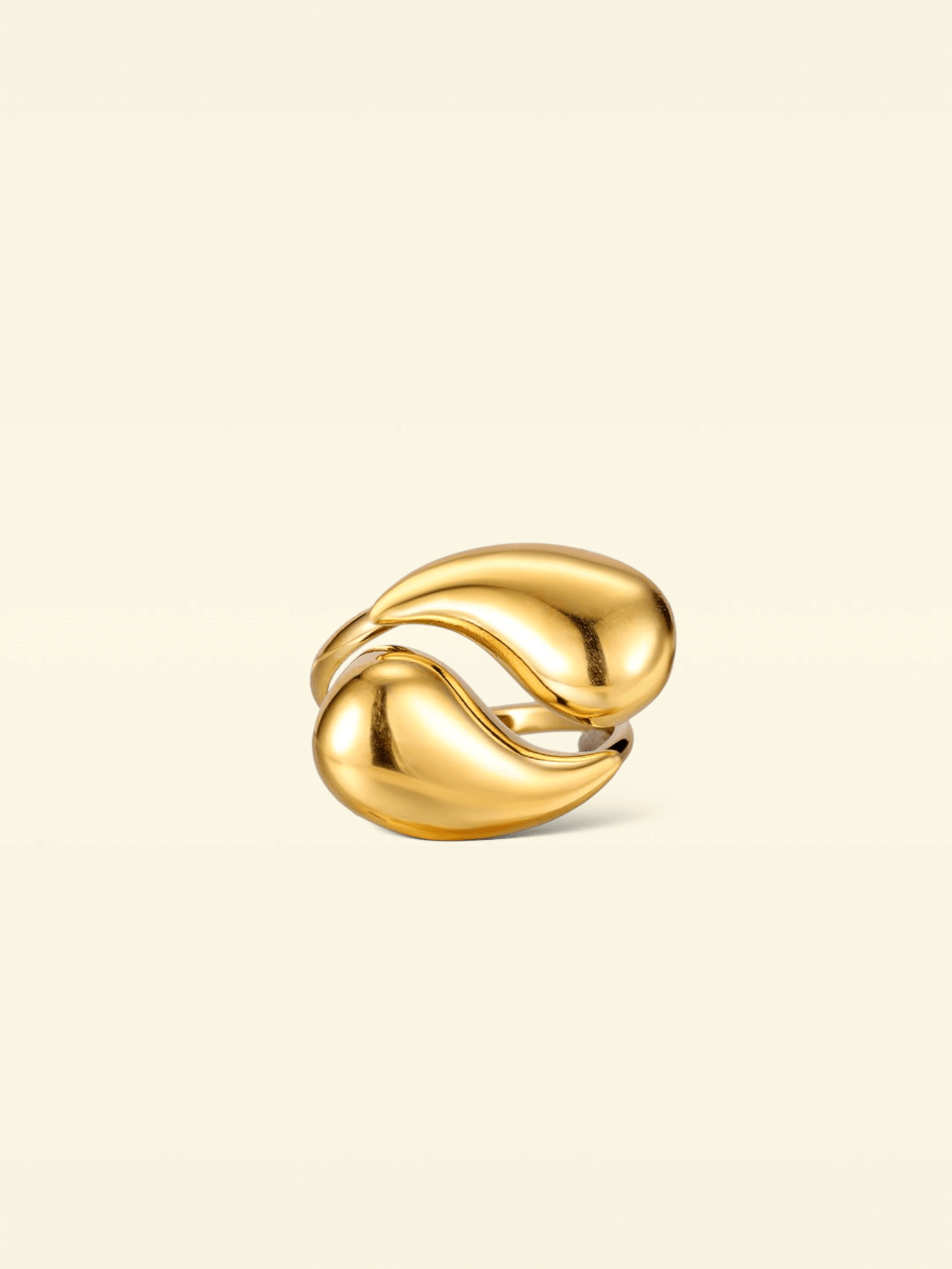 Eternity vergoldeter Edelstahl Ring