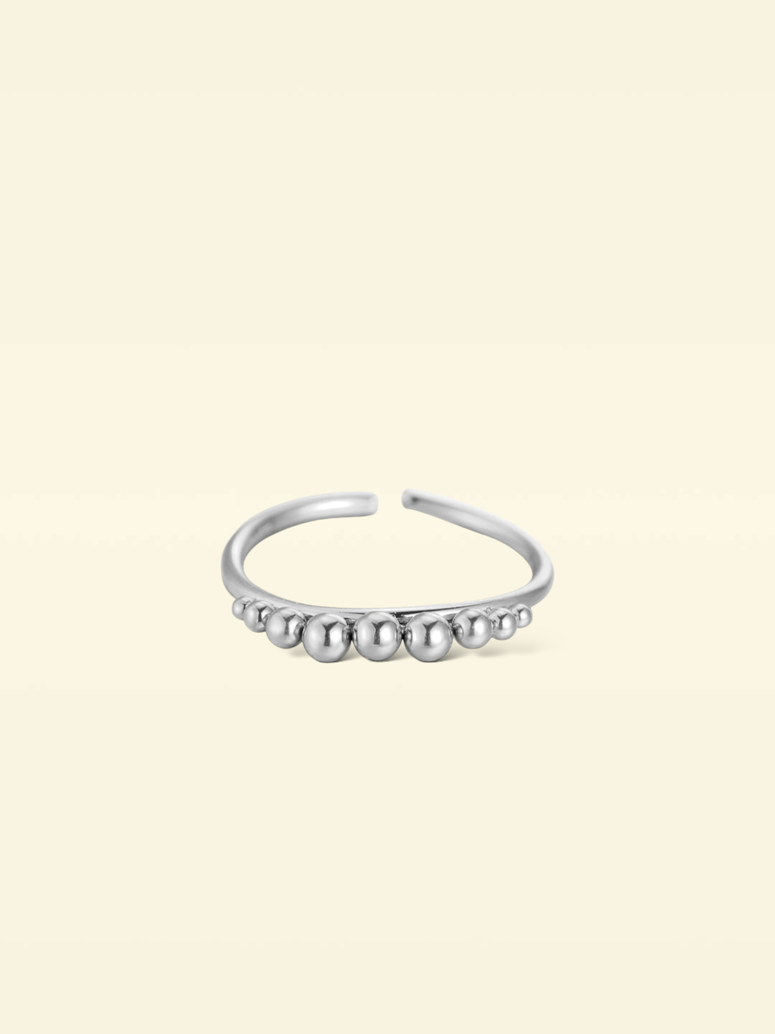 Bubs silber Edelstahl Ring