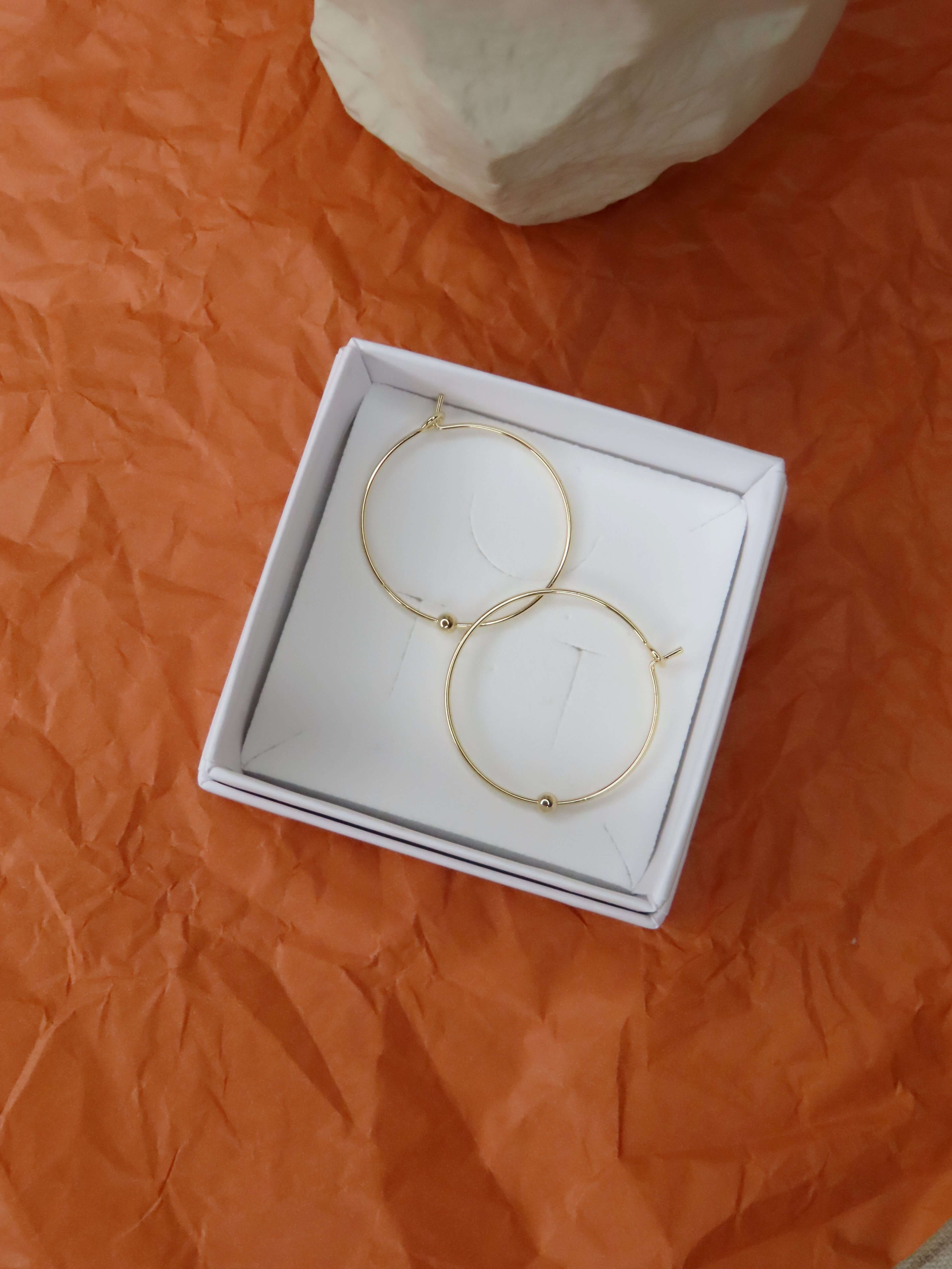 Dots Gold Filled Creolen