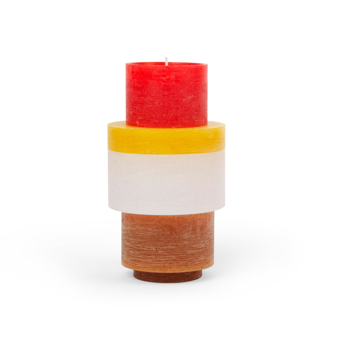 CANDLE STACK 05- YELLOW