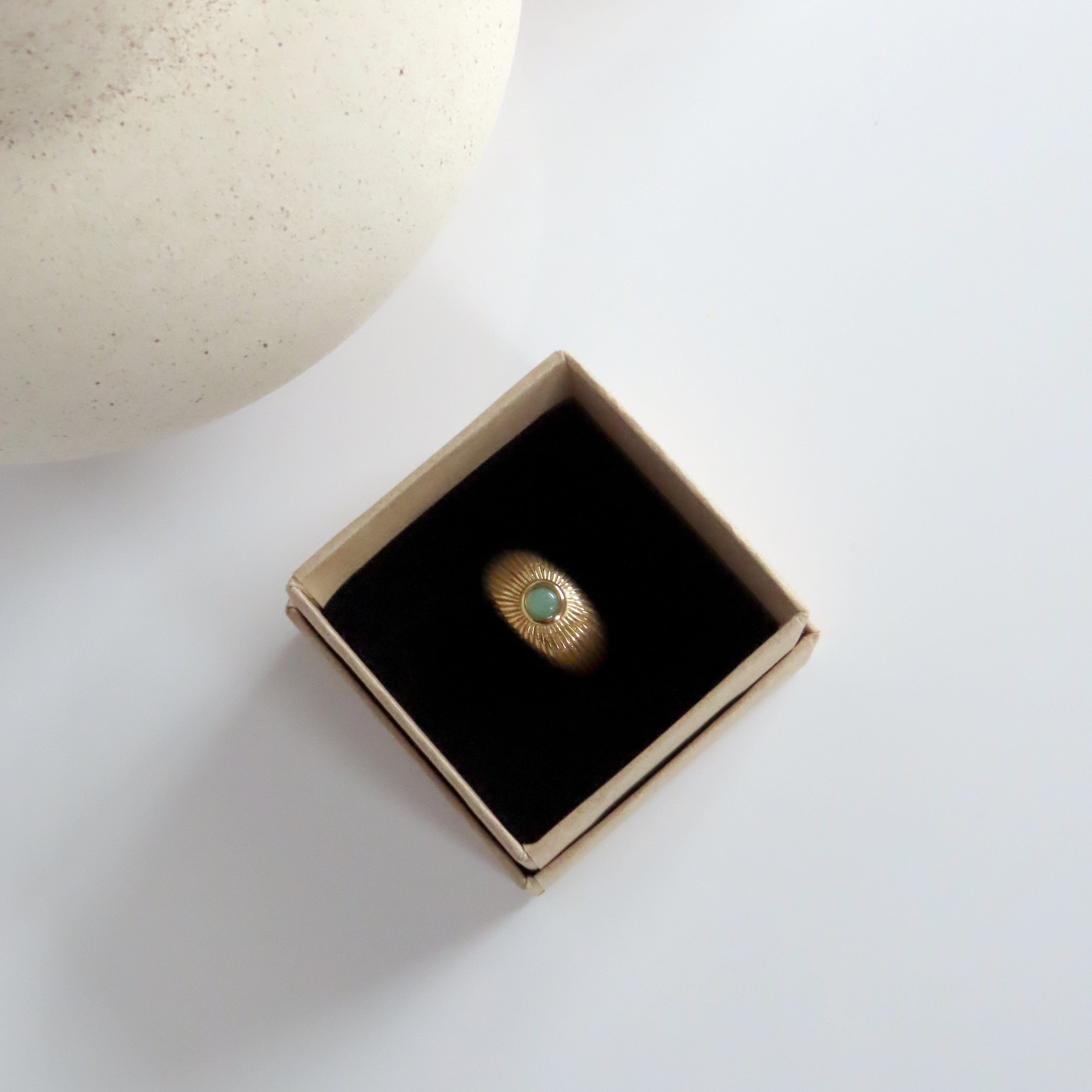 Nofretete 18k vergoldeter Edelstahl Ring Ringe niemalsmehrohne 